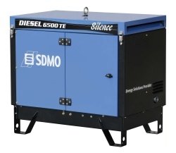 SDMO DIESEL 6500 TE SILENCE Дизель генератор SDMO DIESEL 6500 TE SILENCE максимальная мощность 6.5 кВА, напряжение 380В.