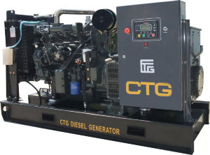 CTG AD-275RE Дизельный генератор CTG AD-275RE максимальная мощность 275 кВА, напряжение 380В.