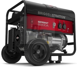 Briggs &amp; Stratton Sprint 6200A Бензогенератор Briggs & Stratton Sprint 6200A мощностью 6,1 кВА. Напряжение 230В, двигатель BRIGGS & STRATTON