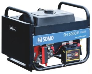 SDMO SH 6000 E-S Бензиновая электростанция SH 6000 E-S Генераторная установка высшего качества, обладающая высокими эксплуатационными характеристиками