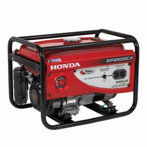 HONDA EP 2500CX Бензиновый портативный генератор HONDA EP 2500CX максимальная мощность подключения 2,2 кВА. Топливный бак 15 л., автономия до 15 часов.
