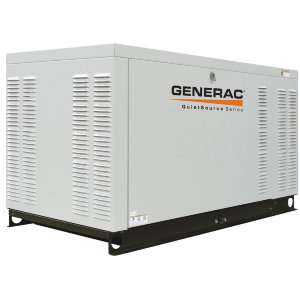 GENERAC QT022 Газовый генератор GENERAC QT022 жидкостного охлаждения. Максимальная мощность подключения 22 кВА. Напряжение 230В