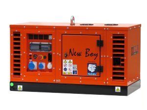 EUROPOWER New Boy EPS 73 DE    Дизельный генератор EUROPOWER NEW BOY EPS 73 DE в кожухе,  максимальная мощность 7 кВА