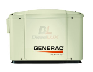 GENERAC PowerPact Газовый генератор GENERAC PowerPact номинальная мощность 5.6 кВт, напряжение 230В.