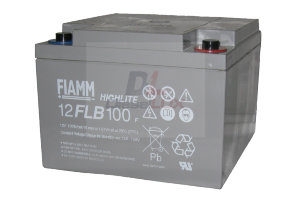 Аккумуляторная батарея 12 FLB 100 Аккумуляторная батарея 12 FLB 100. Номинальное напряжение - 12В, напр. поддерживающего заряда: 2,27 В/эл. Температурная компенсация: -2,5 мВ/эл./°C. Саморазряд при 20°C: менее 2% в месяц