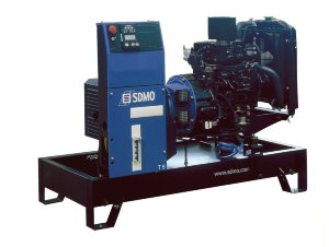 SDMO Т9КM Дизель генератор открытого типа SDMO Т9КM максимальная мощность 8.6 кВА. Напряжение 230В, двигатель MITSUBISHI