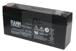 Аккумуляторная батарея FG 10301 Аккумуляторная батарея FG 10301. Номинальное напряжение - 6В и 12В, напр. поддерживающего заряда: 2,25-2,30 В/эл. Температурная компенсация: -3,0 мВ/эл./°C. Саморазряд при 20°C: менее 3% в месяц
