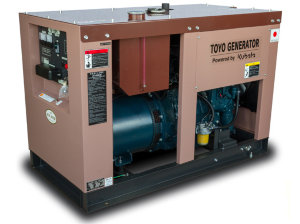 TOYO TG-12SPC Дизельный генератор TOYO TG-12SPC максимальная мощность 9.8 кВА, для интенсивной эксплуатации.