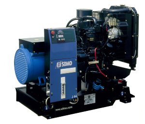 SDMO J44К  Дизельный генератор SDMO J44К номинальная мощность 32 кВт, напряжение 230/380В. Двигатель JOHN DEER США