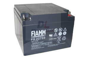 Аккумуляторная батарея FG 22703 12V  Аккумуляторная батарея FG 22703. Номинальное напряжение - 12В, напр. поддерживающего заряда: 2,25-2,30 В/эл. Температурная компенсация: -3,0 мВ/эл./°C. Саморазряд при 20°C: менее 3% в месяц