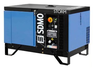 SDMO XP-S6-HM-STORM Дизельная электростанция SDMO XP-S6-HM-STORM в кожухе, максимальная мощность 7.5 кВА